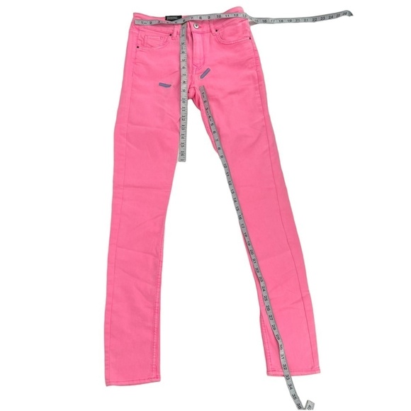NWT H&M Divided Hot Pink Super Slim Leg Jeans Size 6 Women’s - Picture 4 of 6